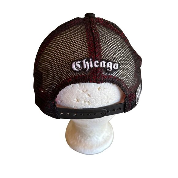 Hard Rock Cafe Black on Black ROCK Chicago Hat Cap Adjustable - Picture 3 of 7